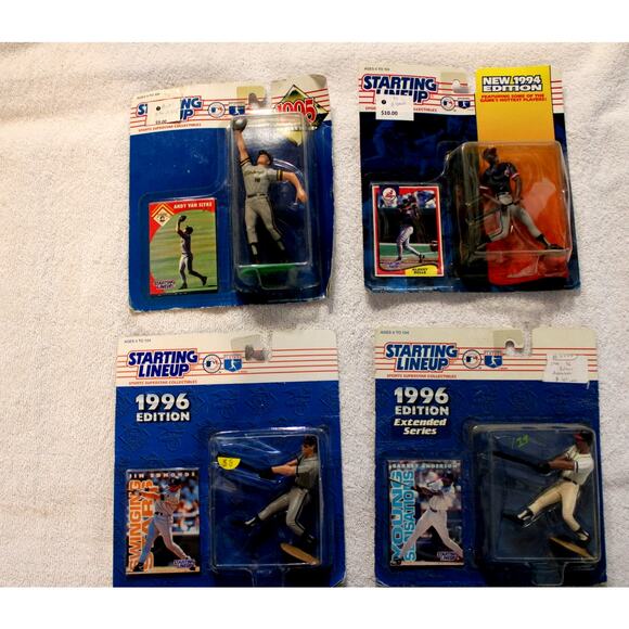 Starting Lineup MLB Baseball Lot – 1994, 1995, Two 1996 Figures - Picture 1 of 5